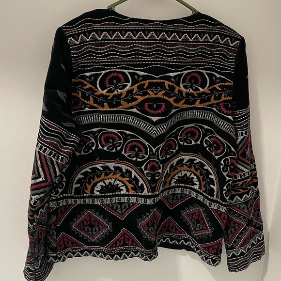 Johnny Was Workshop Blair Embroidered Jacket Blazer M - Picture 3 of 6